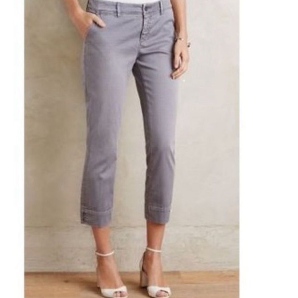Anthro Pilcro and the Letterpress The Stet Crop Chino Pants 26